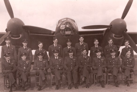  F/O Saunders F/Lt Dale F/S Baker P/O Cash F/Lt Cowan F/S Sabine F/S Roberts F/S Baines F/S Perry       F/O Mattock P/O Oakes F/Lt Briggs F/L Talbot S/Ldr Burkin F/O Green F/O Patient P/O Izatt W/O Miles 